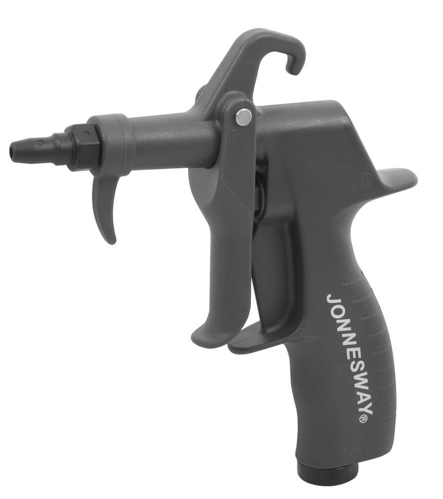 Pistola de soprar JONNESWAY JAT6905B com bocal longo e design ergonómico para limpeza de peças industriais